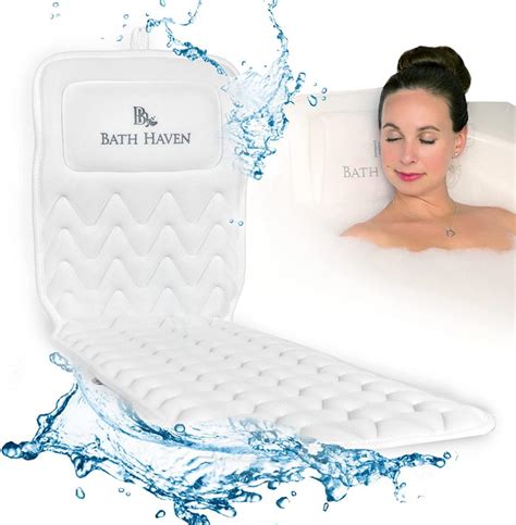 bath pillow for straight back bathtub